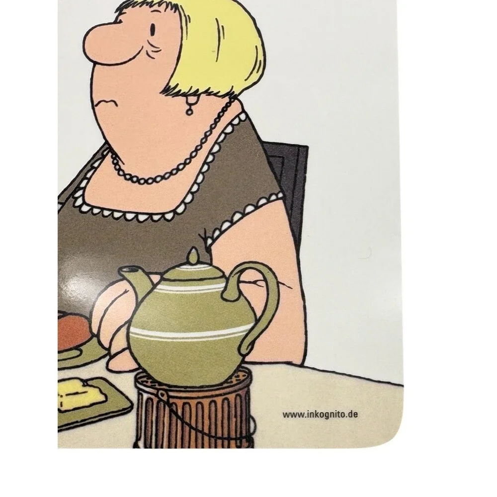 German breakfast board German humorist Loriot - 